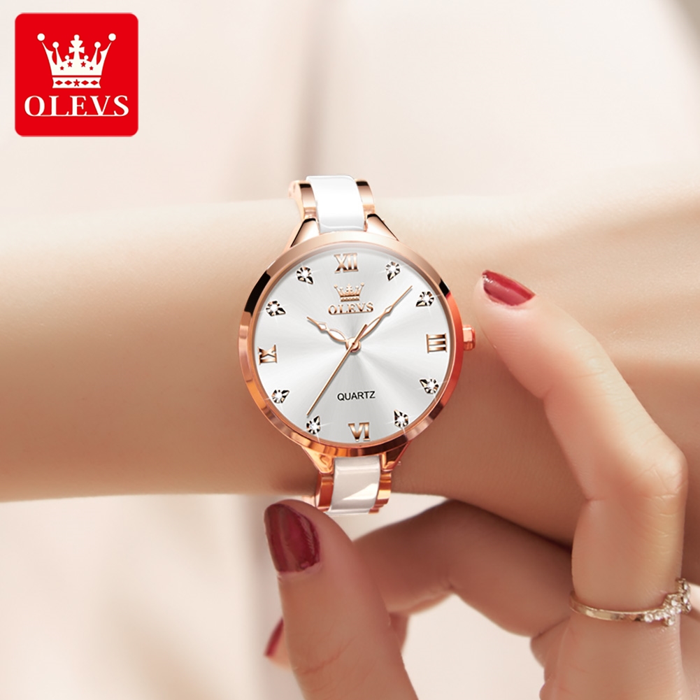 OLEVS 5872 Frauen Uhren Quarz  – Jewelry For Watches Bewertung und Preis