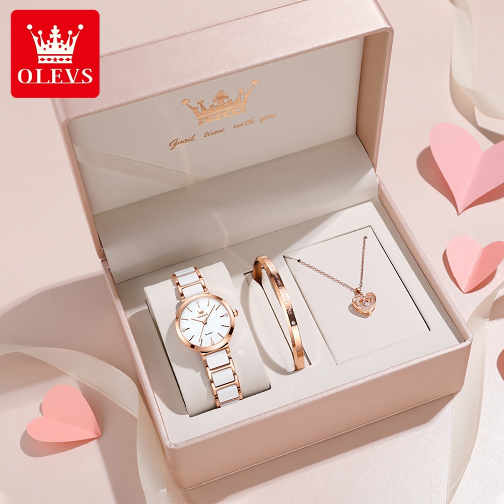 OLEVS Damenuhr 5877, luxuriöse – Jewelry For Watches Bewertung und Preis