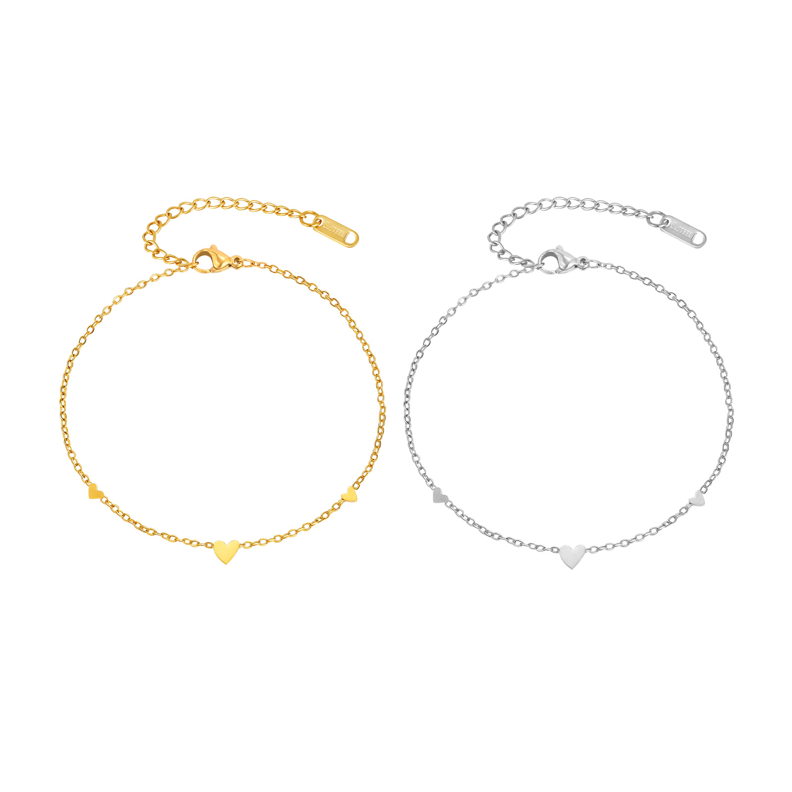 Herz-Fußkettchen aus Edelstahl – Jc Jewelry & Watches Photos Bewertung und Preis